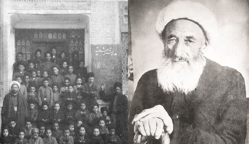 حمایت آیت الله موسس از بنیانگذار مدارس جدید در ایران
